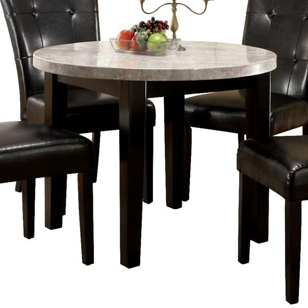  Furniture of America Round Marion I Dining Table with Marble Top CM3866RT-40 IMAGE 1