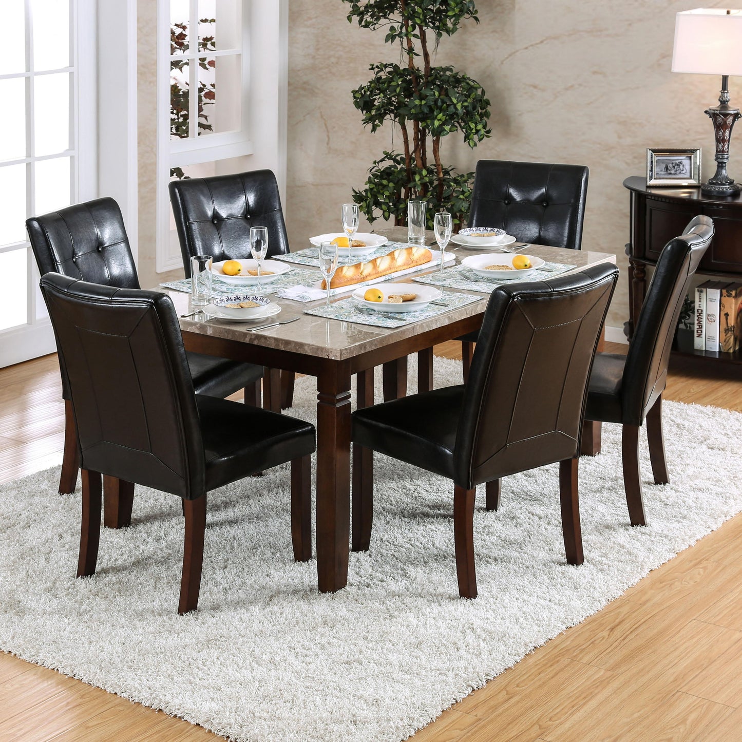  Furniture of America Marstone Dining Chair CM3368SC-2PK IMAGE 3
