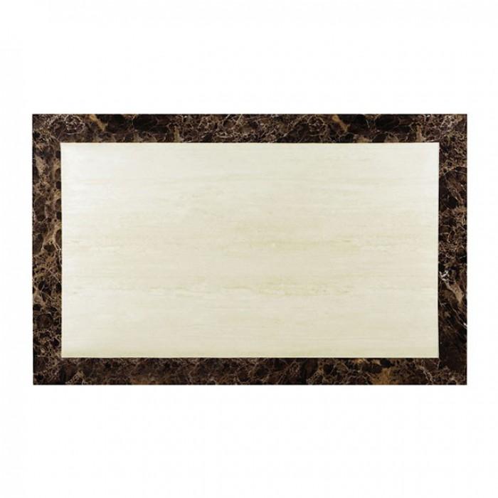  Furniture of America Atlas I Dining Table with Faux Marble Top CM3188T-60 IMAGE 2