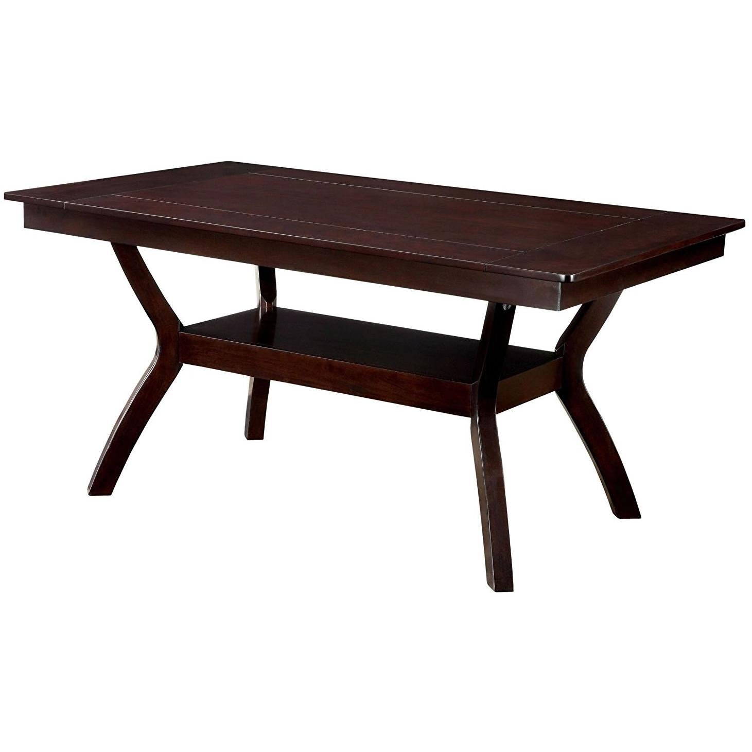  Furniture of America Brent Dining Table CM3984W-T IMAGE 1
