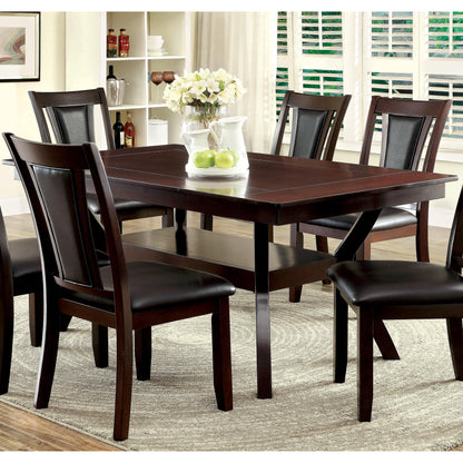  Furniture of America Brent Dining Table CM3984W-T IMAGE 2