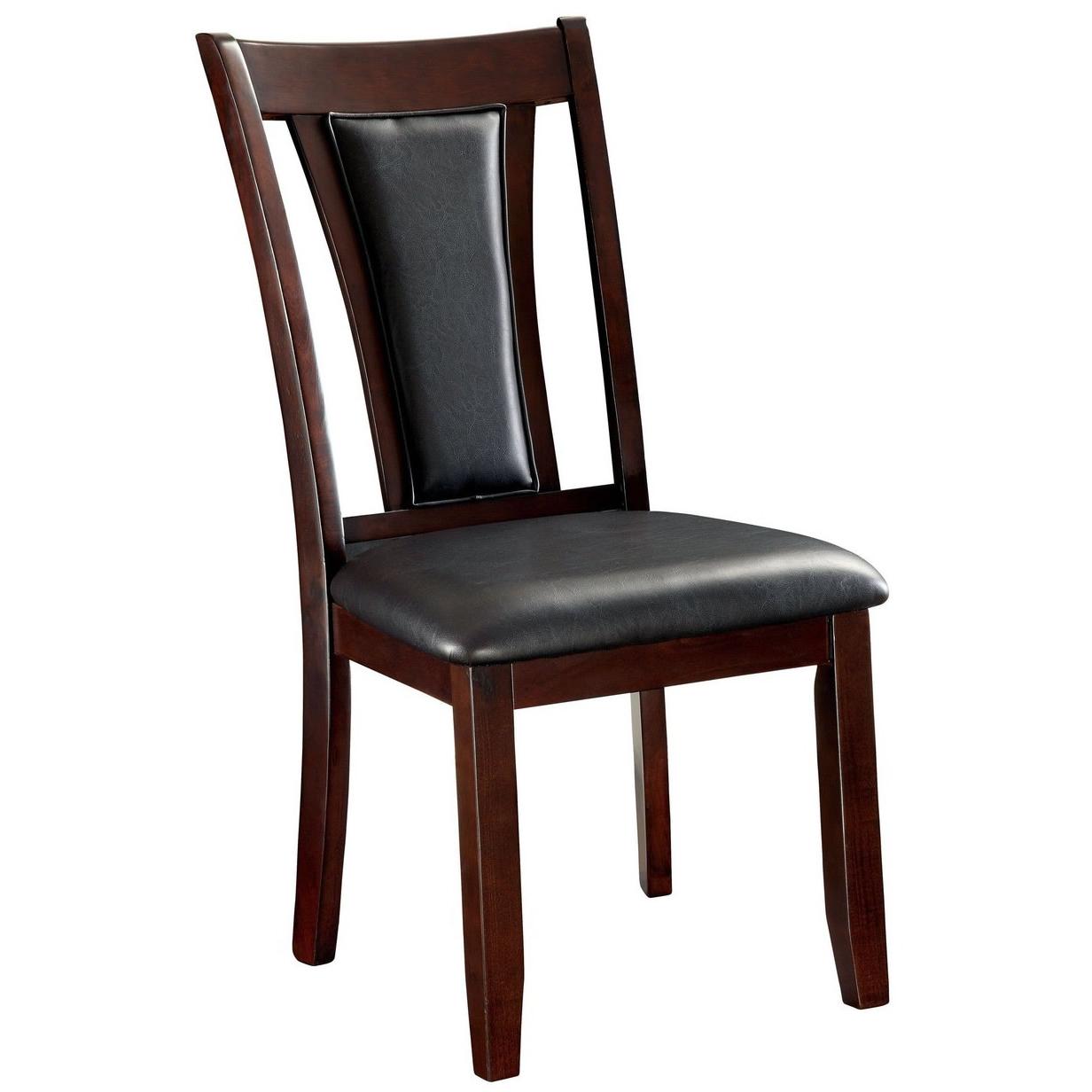  Furniture of America Brent CM3984DK-SC-2PK Side Chair IMAGE 1