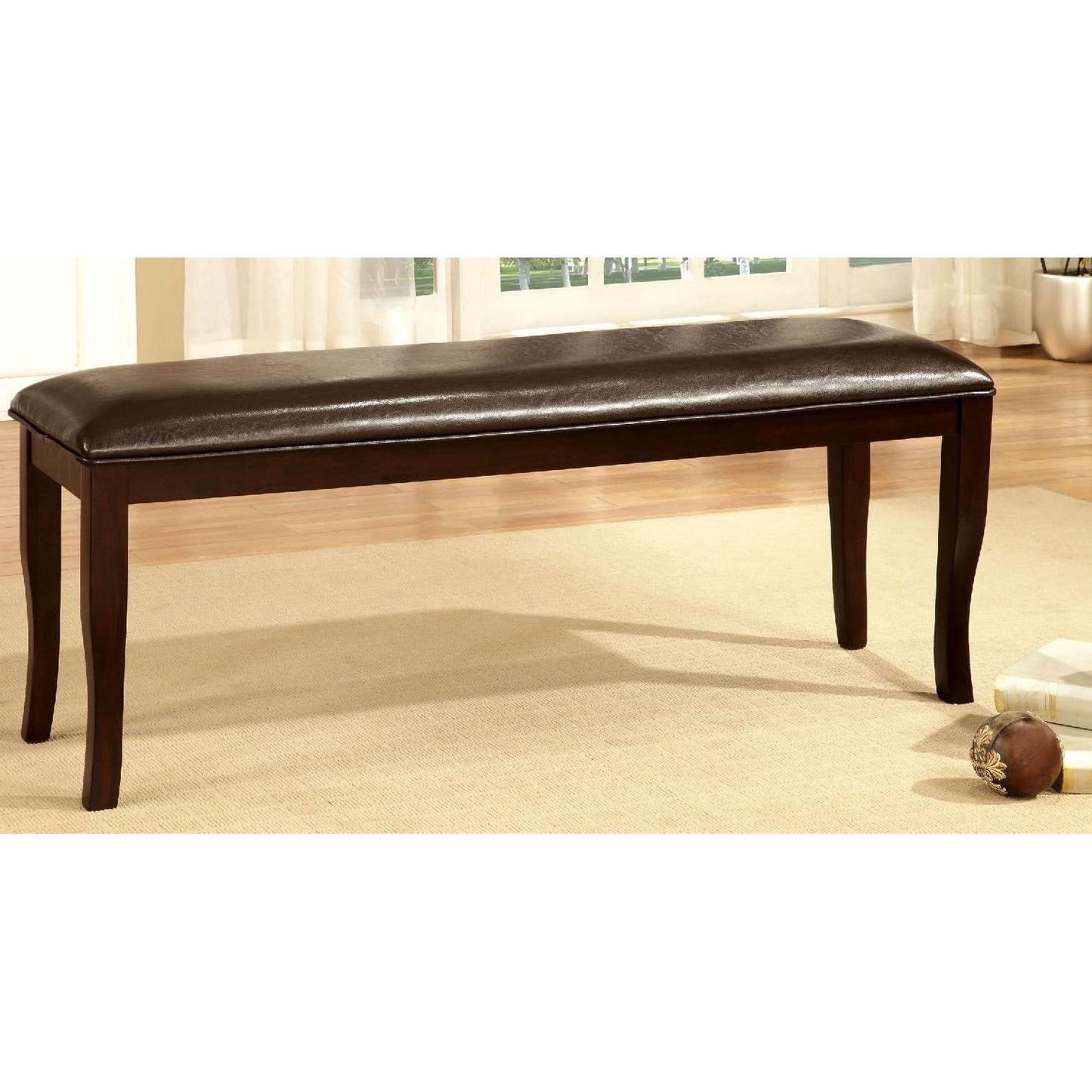  Furniture of America Woodside Bench CM3024BN IMAGE 2