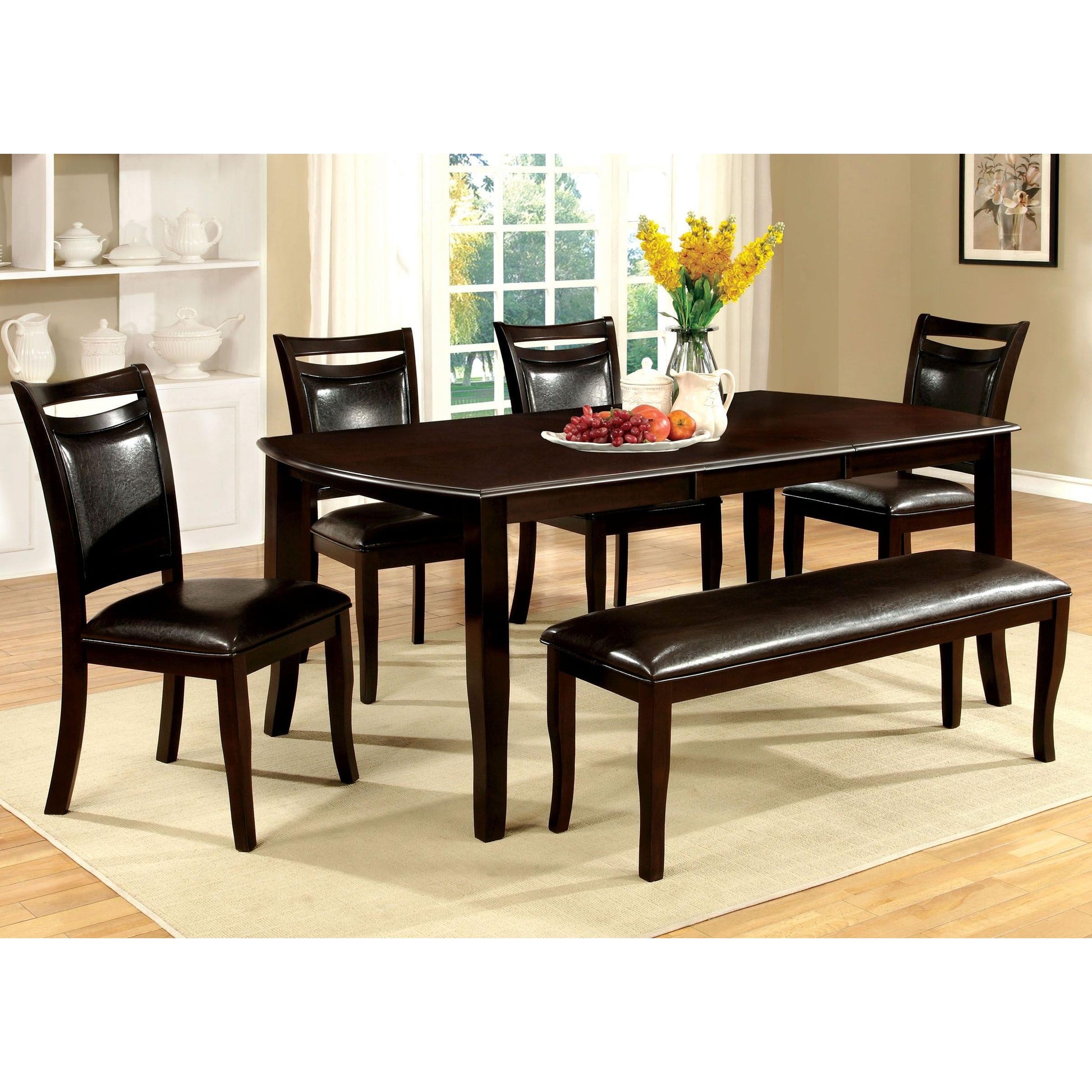  Furniture of America Woodside Bench CM3024BN IMAGE 3