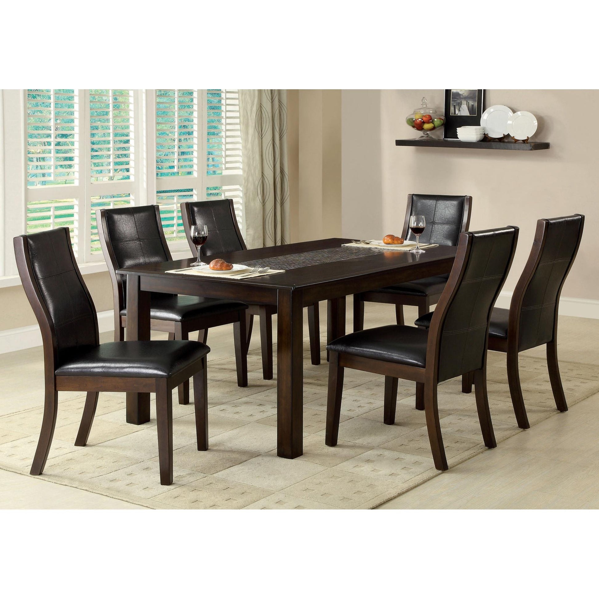  Furniture of America Townsend I Dining Table with Tiled Top CM3669T IMAGE 3