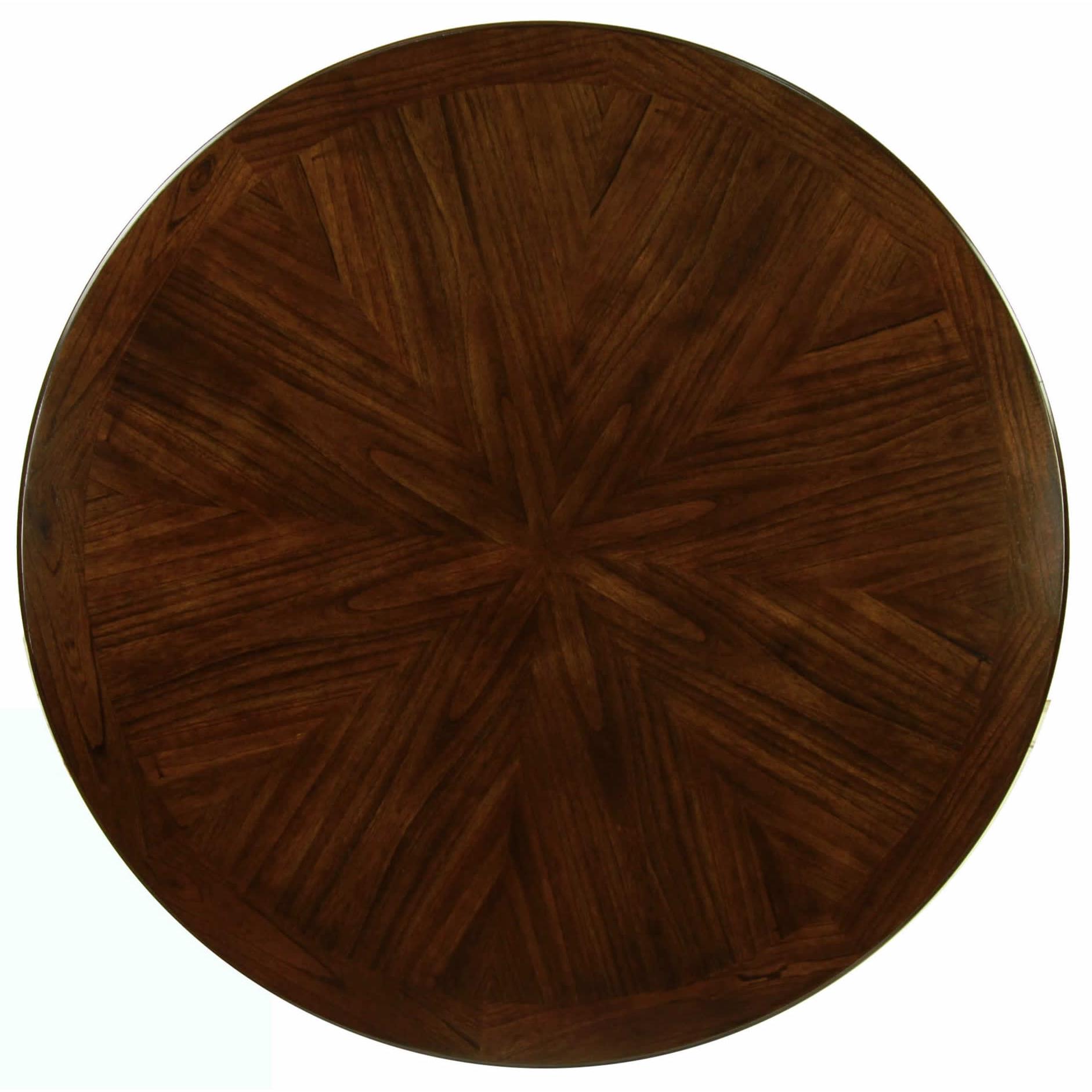  Furniture of America Round Keukenhof Dining Table with Pedestal Base CM3160RT IMAGE 2