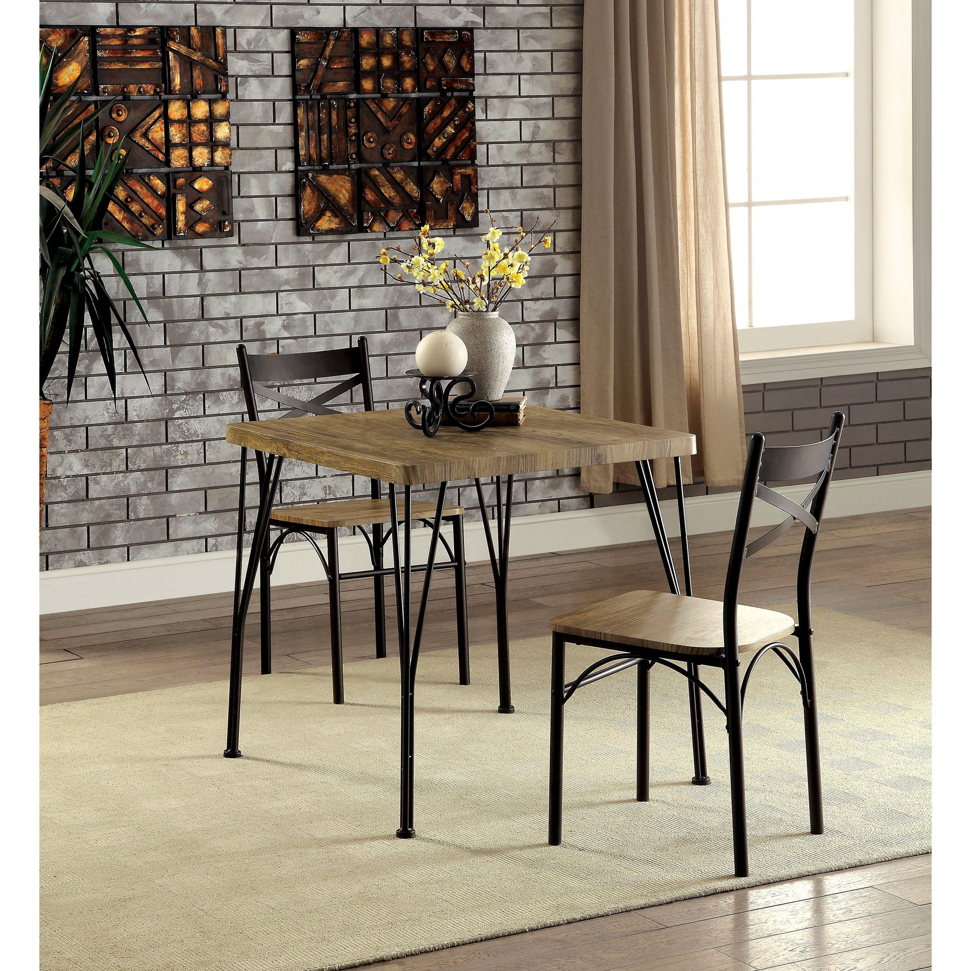  Furniture of America Banbury 3 pc Dinette CM3279T-29-3PK IMAGE 2