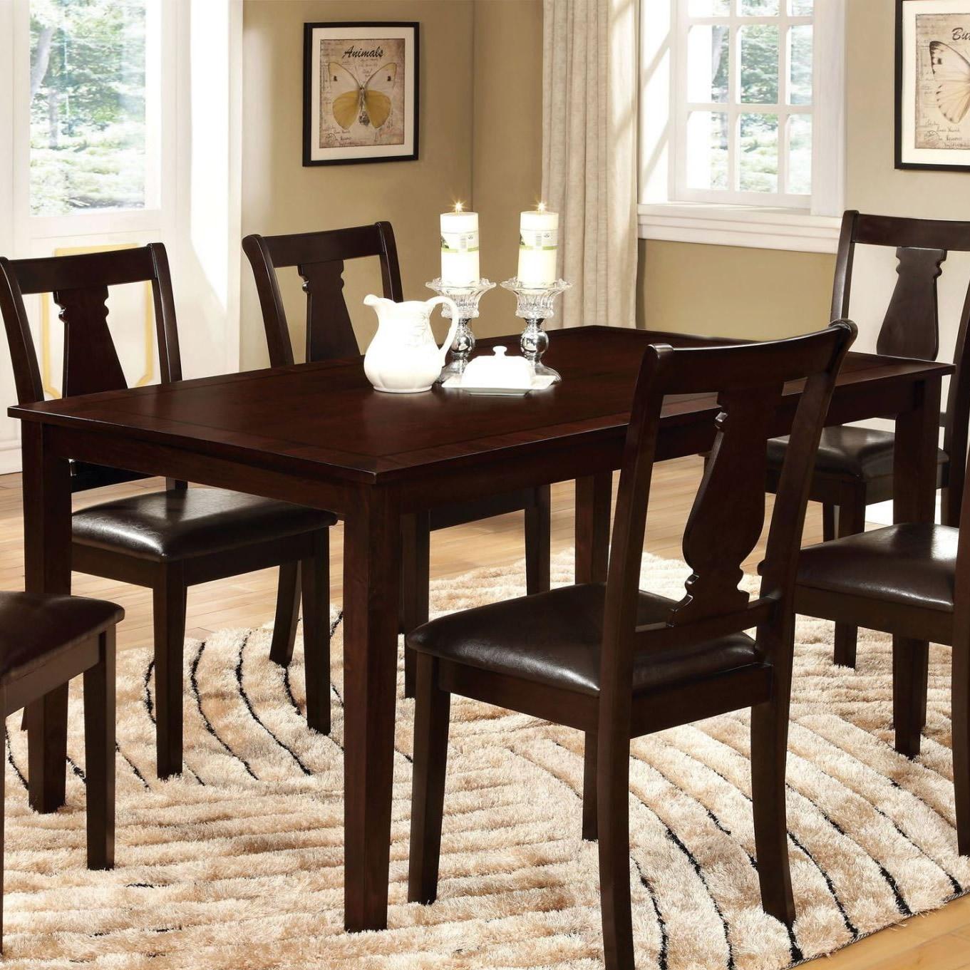  Furniture of America Bridle I 7 pc Dinette CM3884T-7PK IMAGE 3