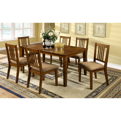  Furniture of America Mackay 7 pc Dinette CM3128T-7PK IMAGE 1