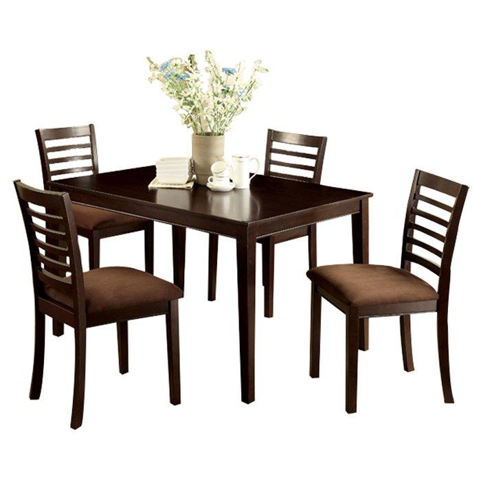  Furniture of America Eaton I 5 pc Dinette CM3001T-5PK IMAGE 2