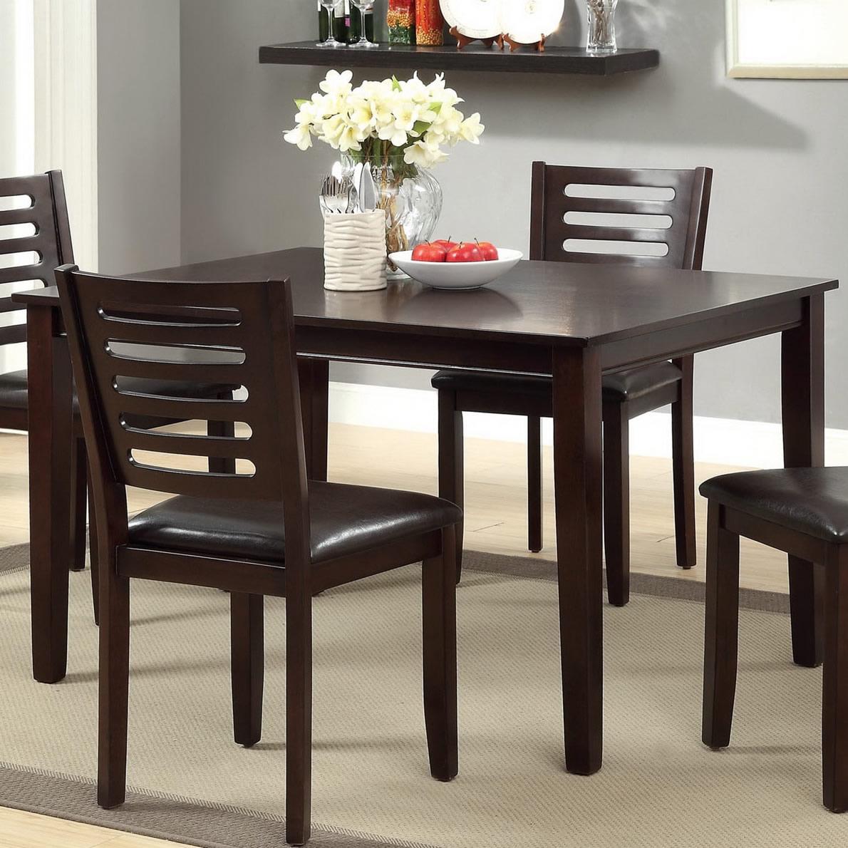  Furniture of America Amador I 5 pc Dinette CM3011T-5PK IMAGE 2