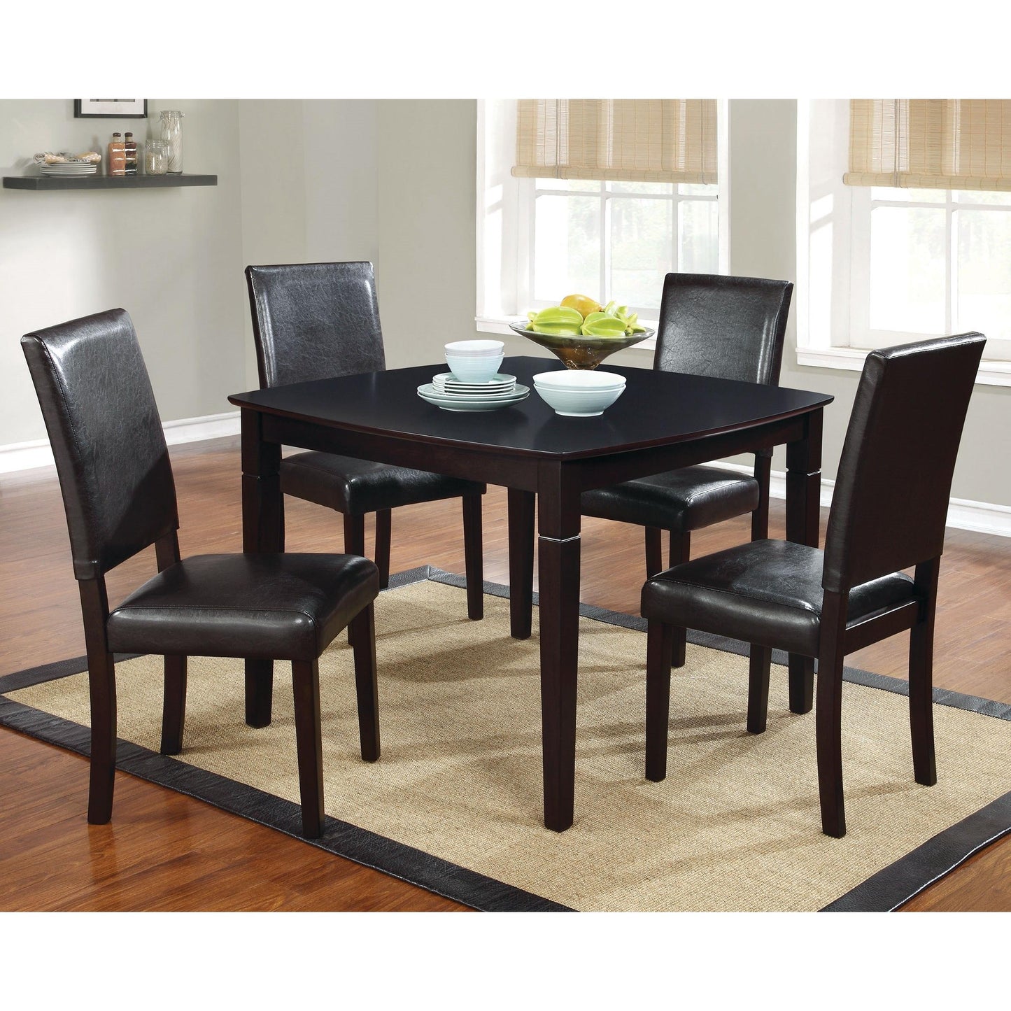  Furniture of America Danette 5 pc Dinette CM3190T-5PK IMAGE 1
