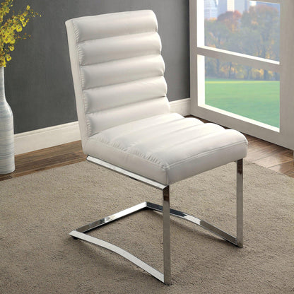 Furniture of America Livada I Dining Chair CM3170WH-SC-2PK IMAGE 1