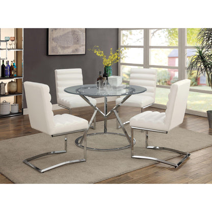  Furniture of America Livada I Dining Chair CM3170WH-SC-2PK IMAGE 2