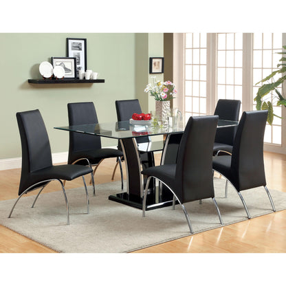 Furniture of America Wailoa CM8370BK-SC-2PK Side Chair IMAGE 4