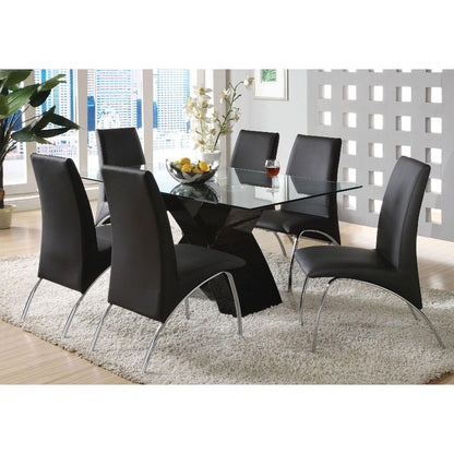 Furniture of America Wailoa CM8370BK-SC-2PK Side Chair IMAGE 5