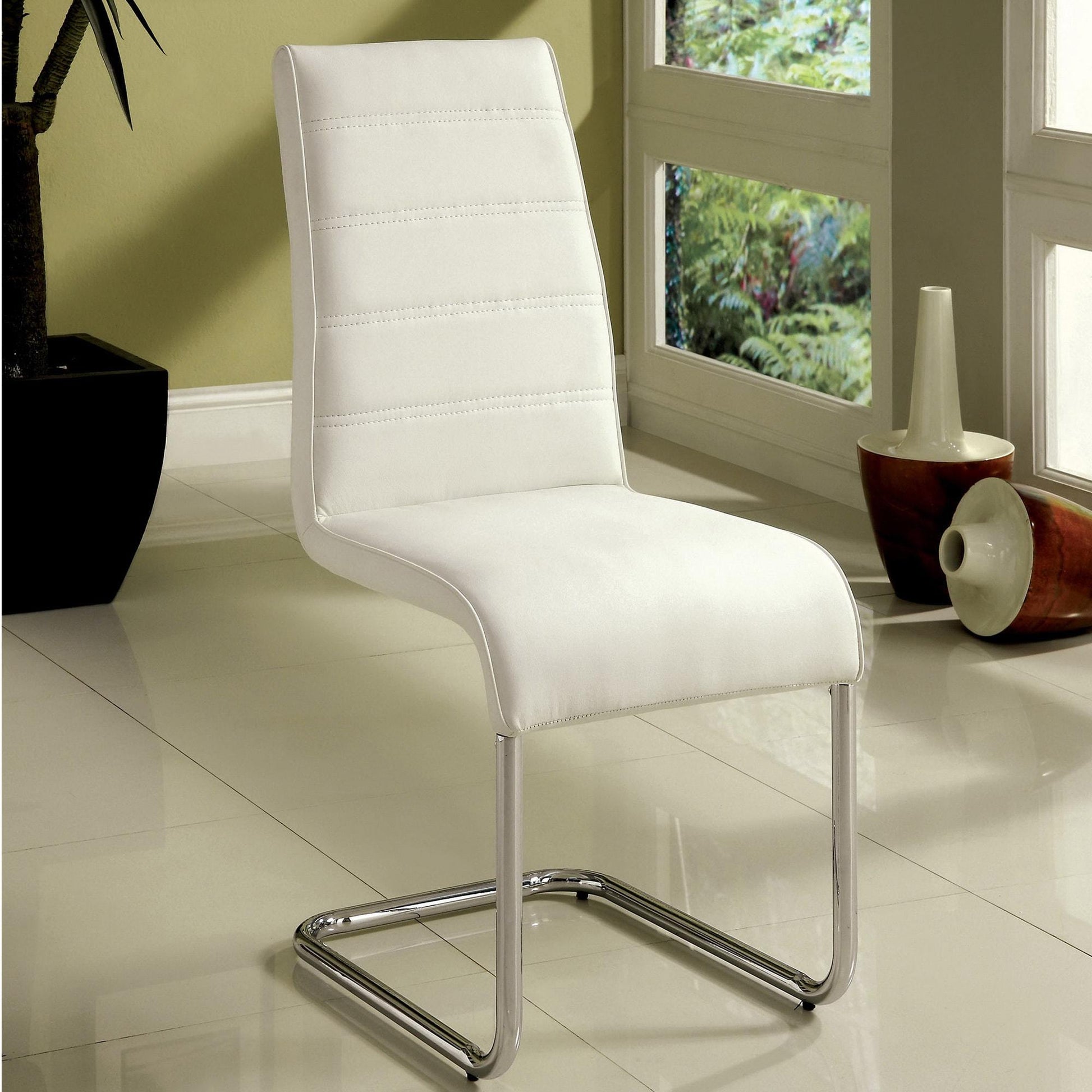  Furniture of America Mauna CM8371WH-SC-2PK Side Chair IMAGE 1