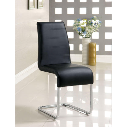  Furniture of America Mauna CM8371BK-SC-2PK Side Chair IMAGE 2