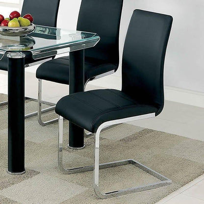  Furniture of America Walkerville I Dining Chair CM3361BK-SC-2PK IMAGE 1