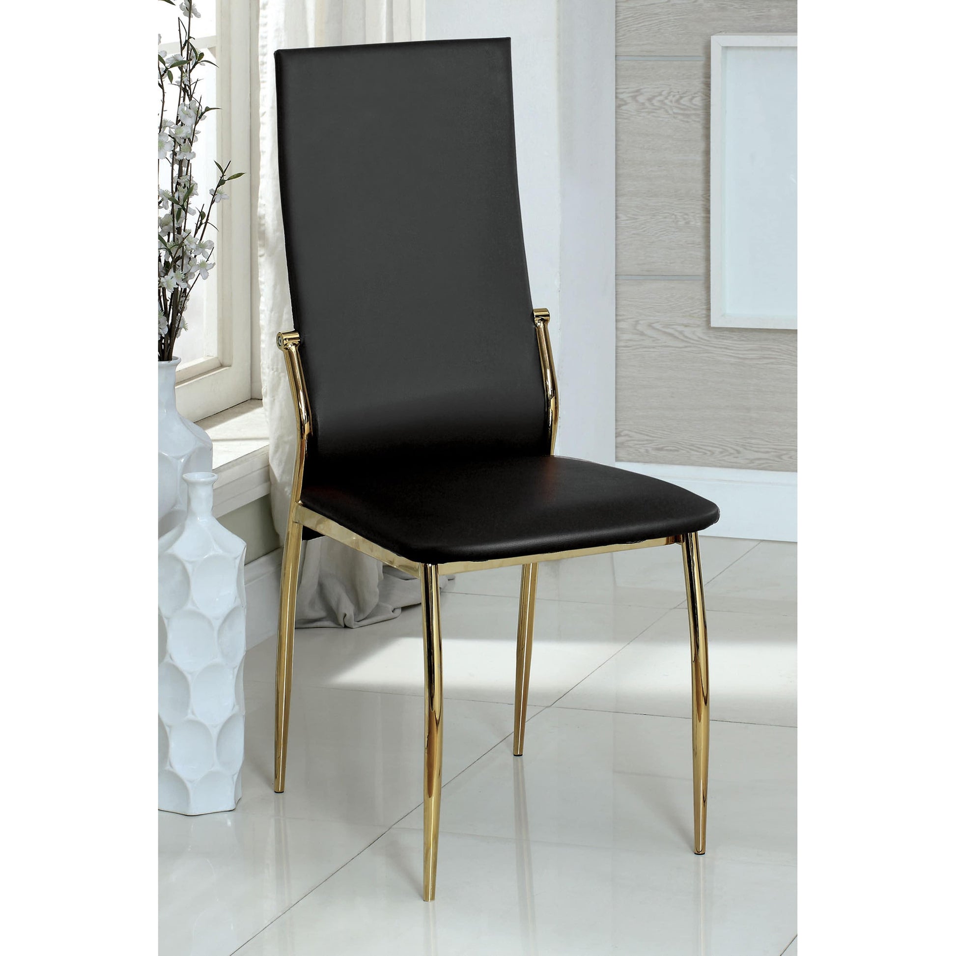 Furniture of America Batesland I Dining Chair CM8311BK-SC-2PK IMAGE 2