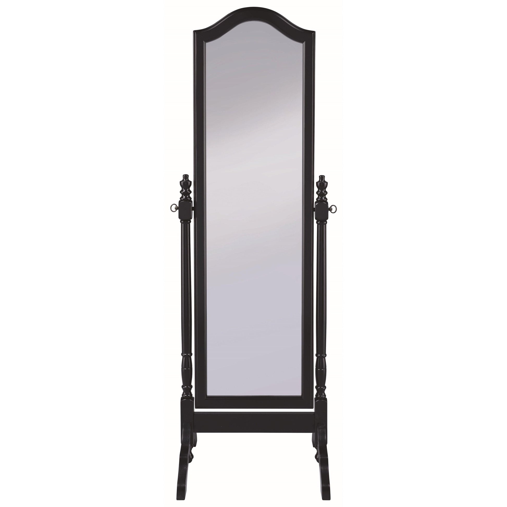 Coaster Furniture Cabot 950801 Wood Adjustable Full Length Cheval Mirror - Black IMAGE 2