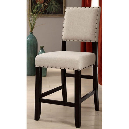 Furniture of America Sania CM3324BK-PC-2PK Counter Height Chair IMAGE 2