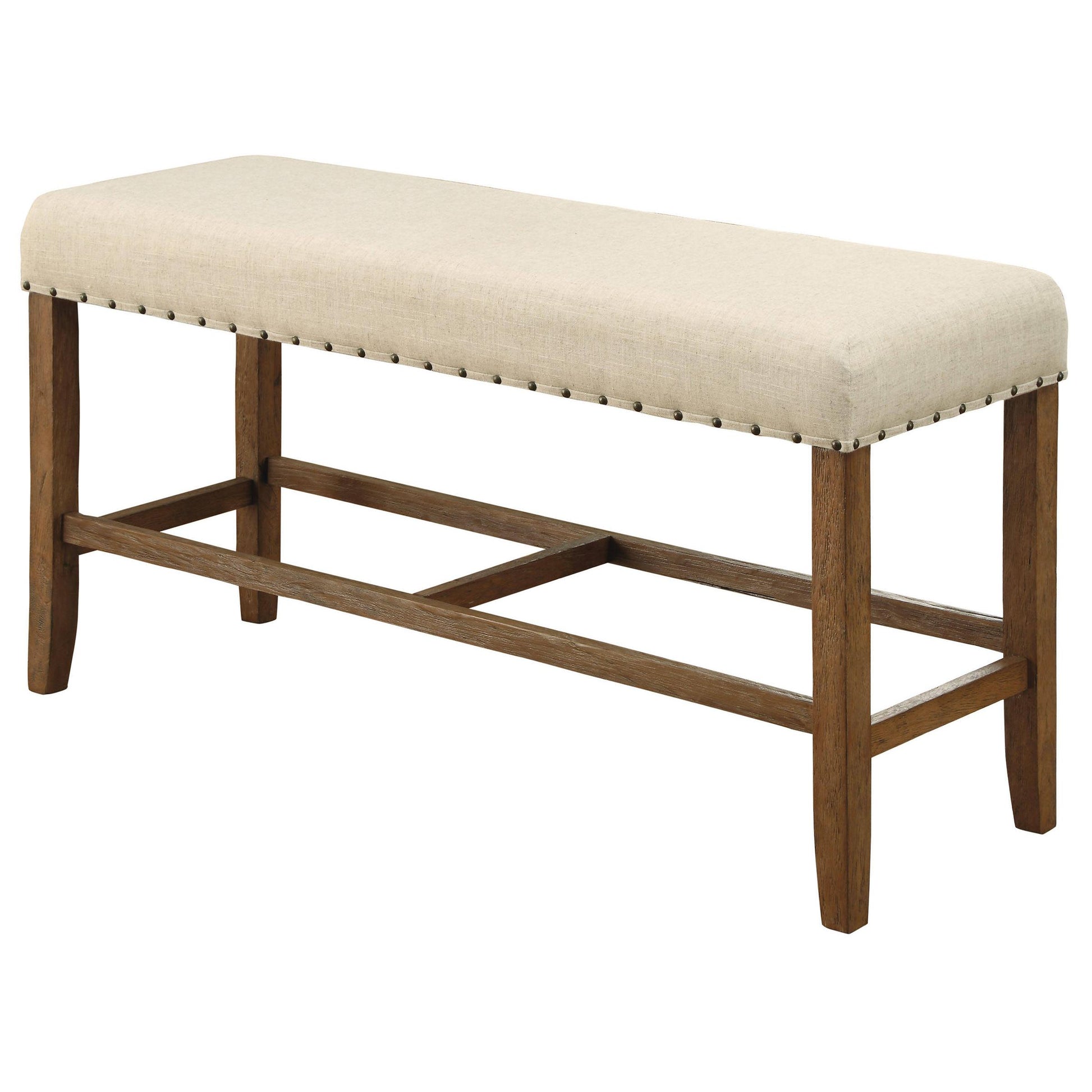  Furniture of America Sania Counter Height Bench CM3324PBN IMAGE 1
