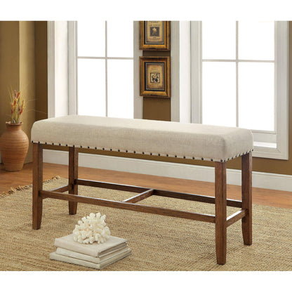  Furniture of America Sania Counter Height Bench CM3324PBN IMAGE 2