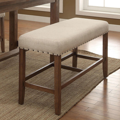  Furniture of America Sania Counter Height Bench CM3324PBN IMAGE 3