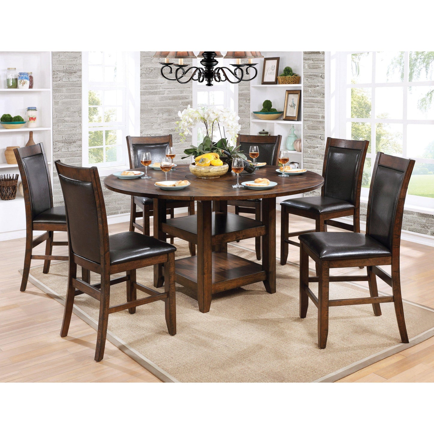  Furniture of America Meagan II Counter Height Dining Chair CM3152PC-2PK IMAGE 3