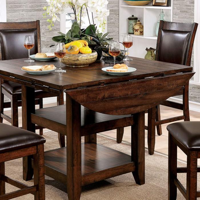  Furniture of America Meagan CM3152RPT Round Counter Height Table IMAGE 2
