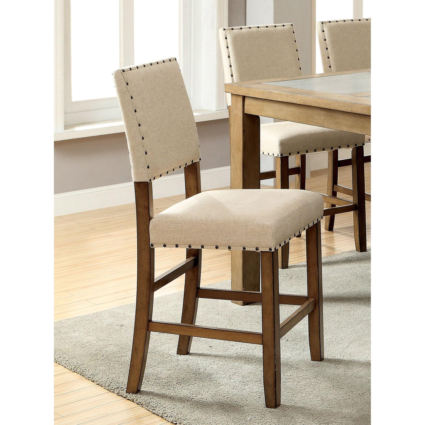 Furniture of America Melston II Counter Height Stool CM3531PC-2PK IMAGE 3