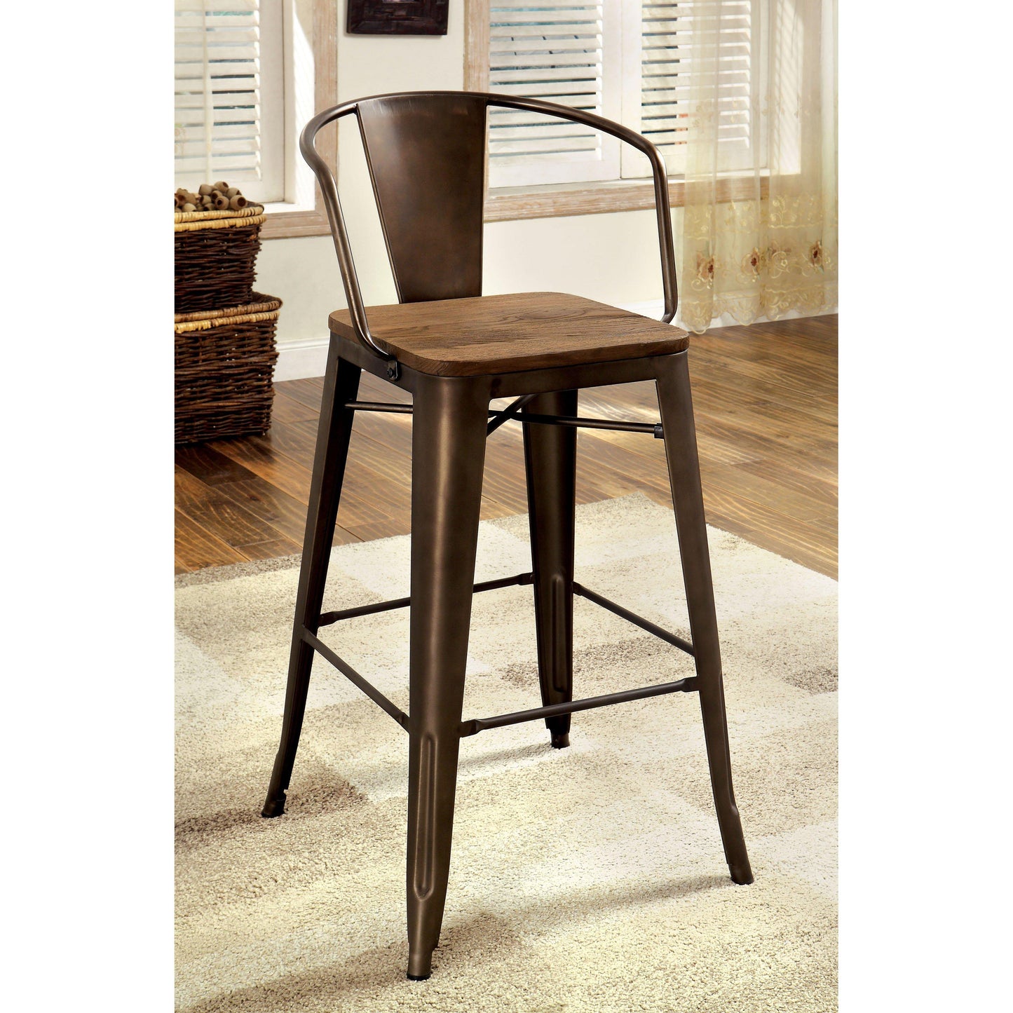  Furniture of America Cooper II Counter Height Stool CM3529PC-4PK IMAGE 2