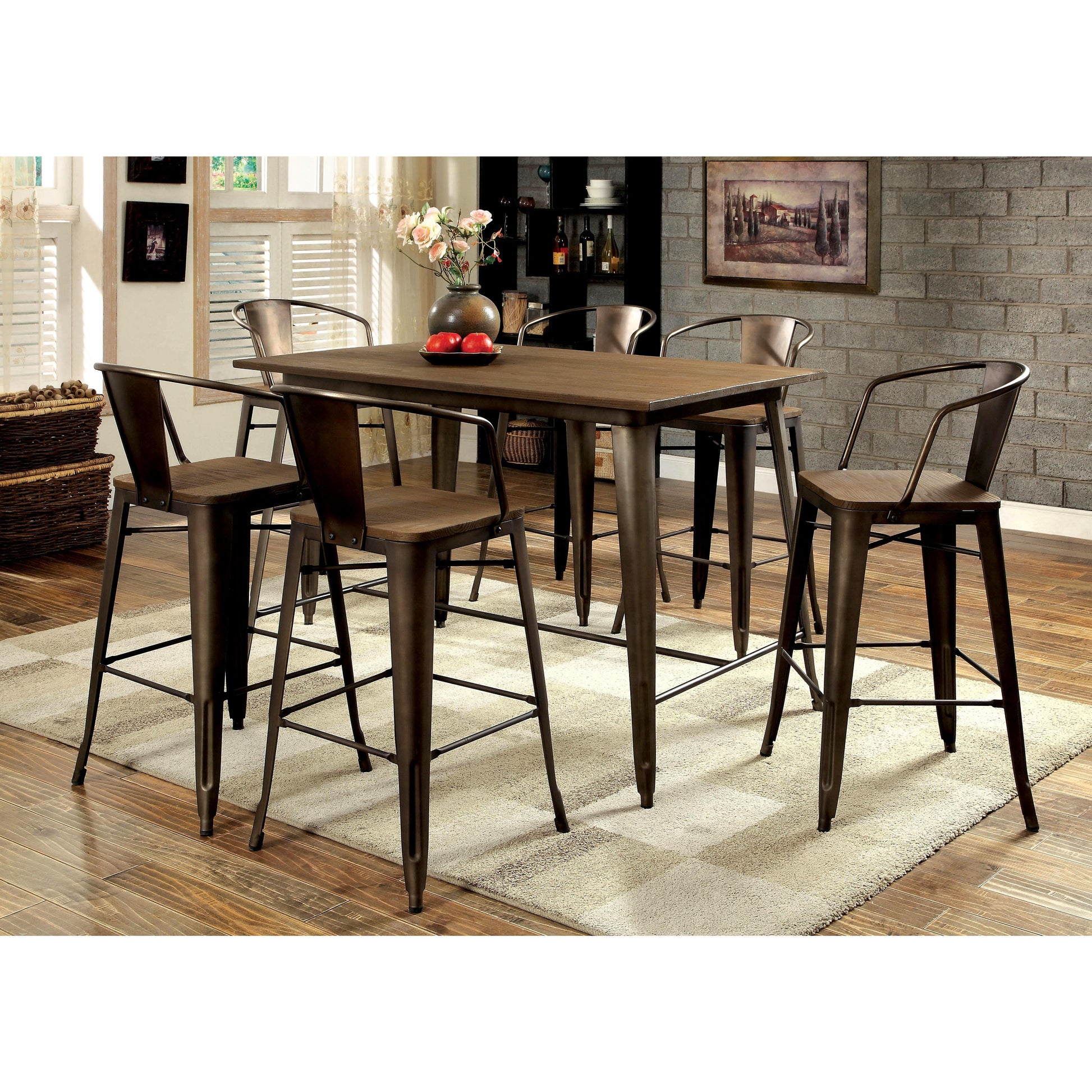  Furniture of America Cooper II Counter Height Stool CM3529PC-4PK IMAGE 4
