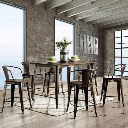 Furniture of America Cooper CM3529PT Counter Height Table IMAGE 1