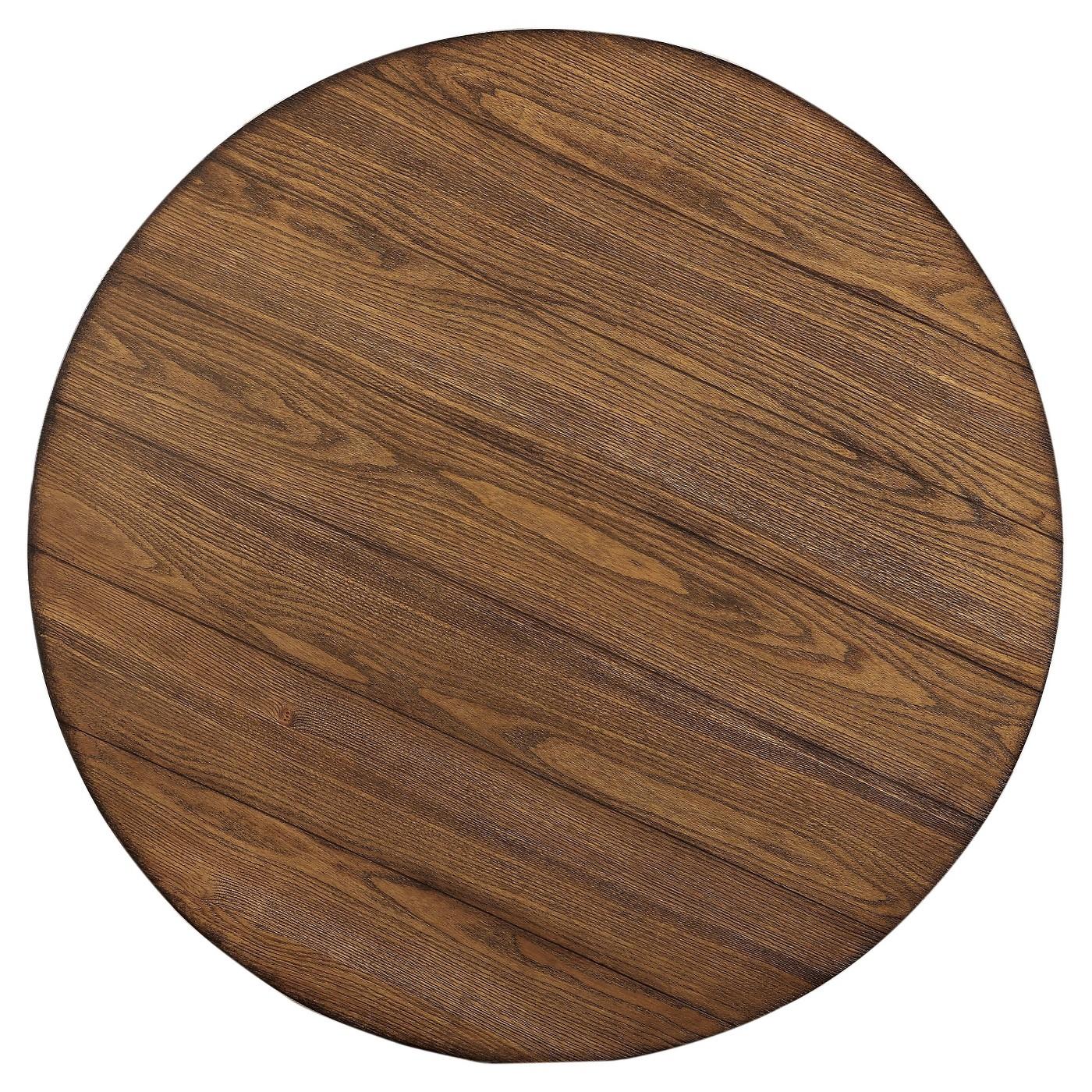  Furniture of America Round Crosby II Counter Height Dining Table CM3827RPT-TABLE IMAGE 2