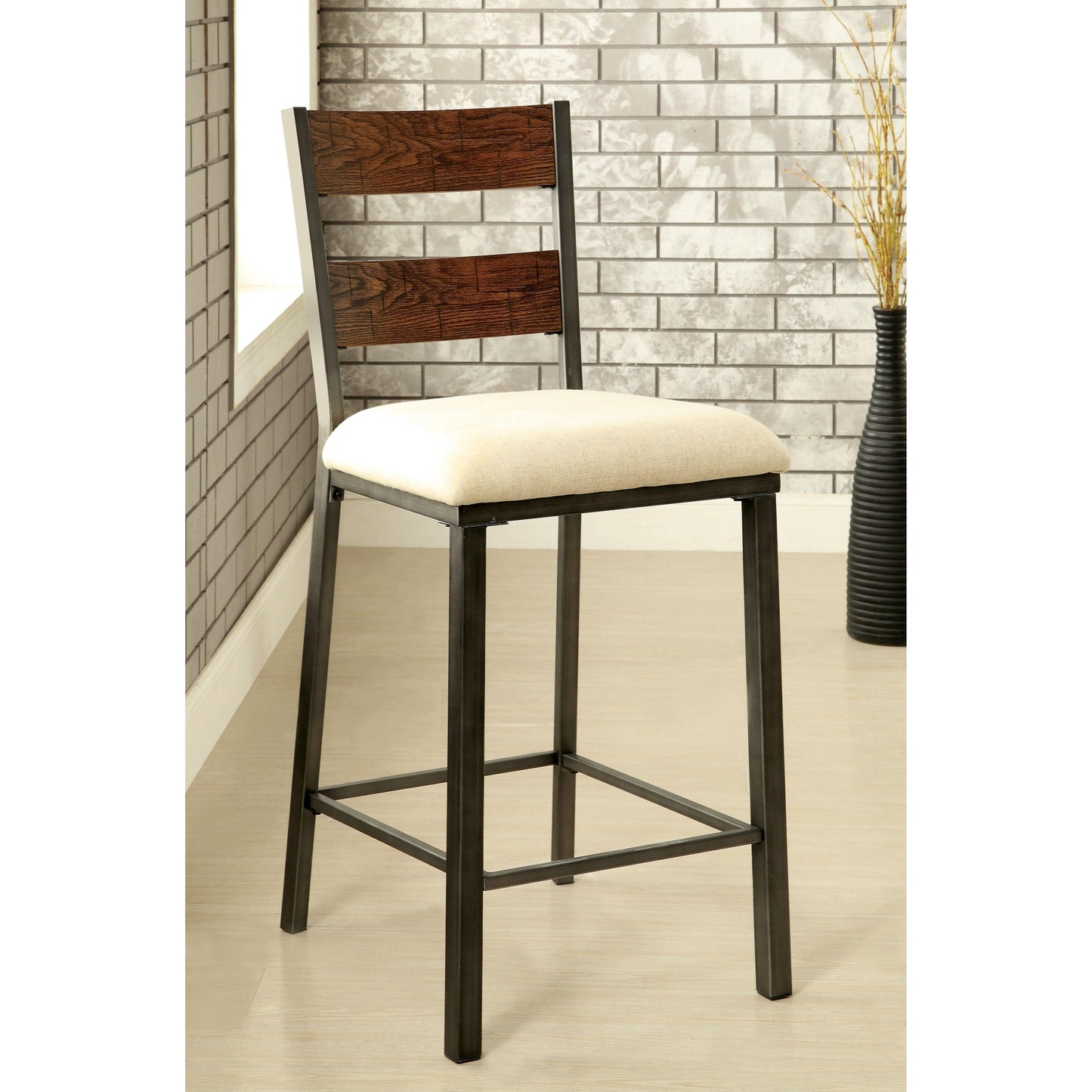  Furniture of America Jazlyn II Counter Height Stool CM3686PC-2PK IMAGE 2