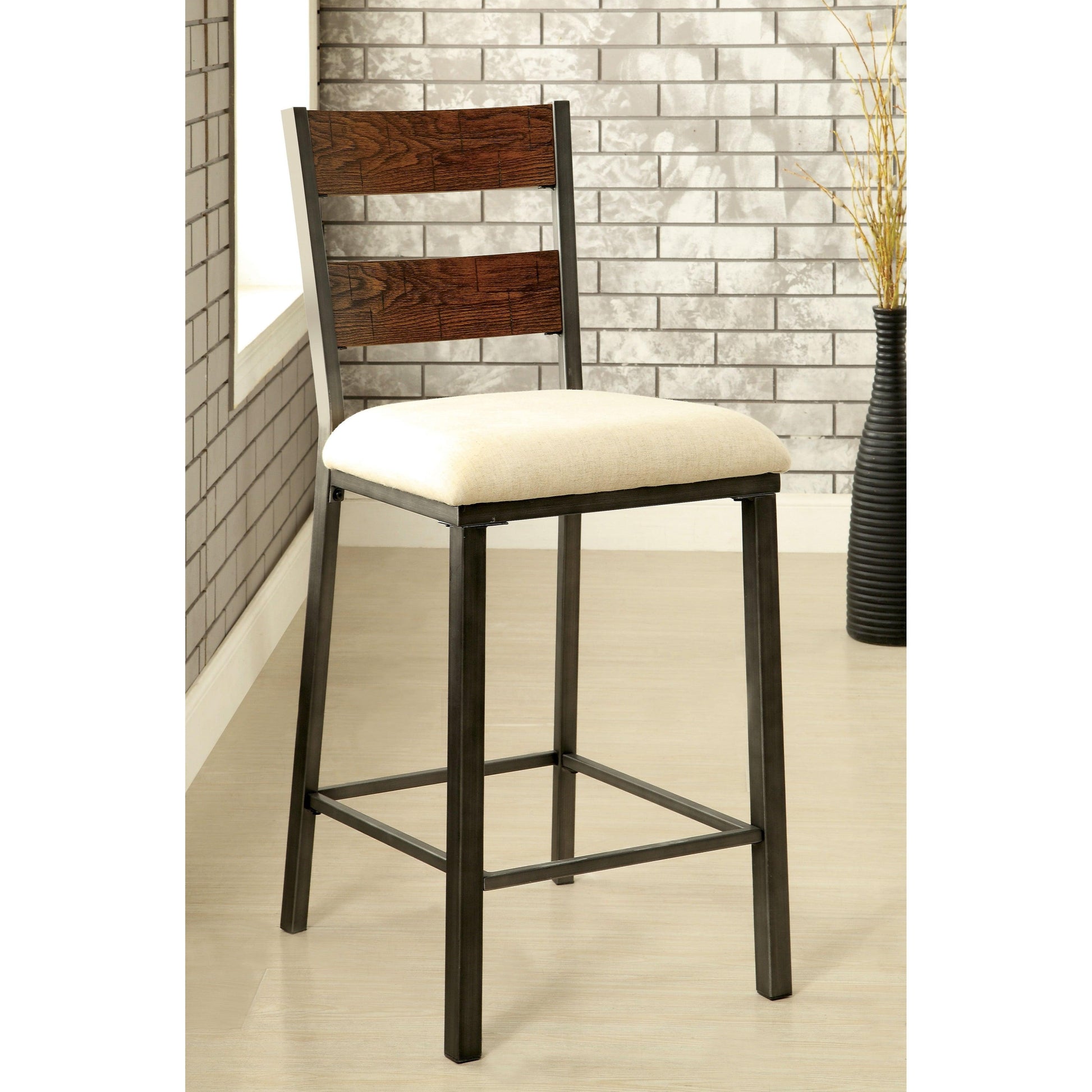  Furniture of America Jazlyn II Counter Height Stool CM3686PC-2PK IMAGE 2