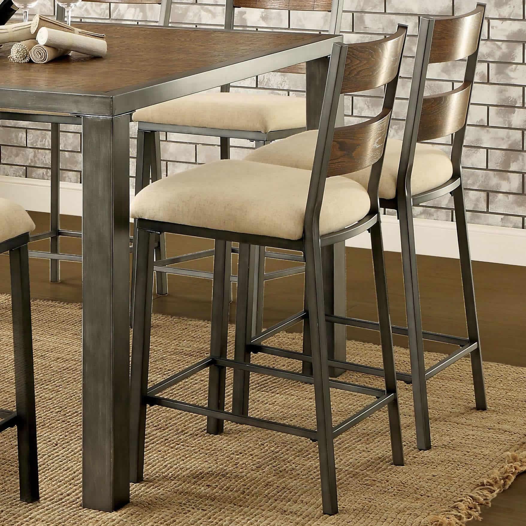  Furniture of America Jazlyn II Counter Height Stool CM3686PC-2PK IMAGE 3