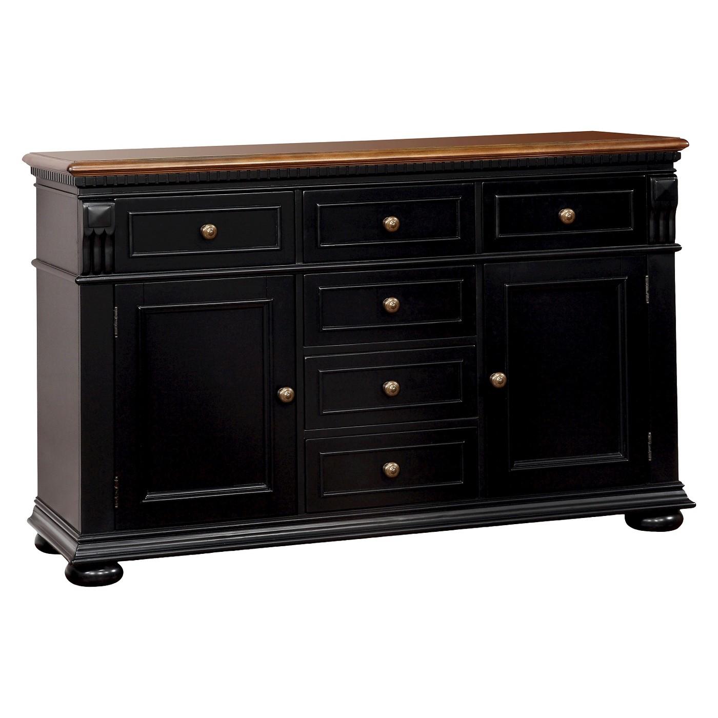  Furniture of America Sabrina Server CM3199BC-SV IMAGE 1