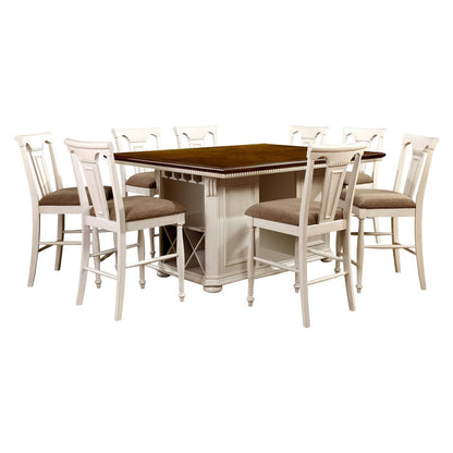 Furniture of America Sabrina CM3199WC-PT Counter Height Table IMAGE 5
