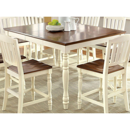  Furniture of America Harrisburg Counter Height Dining Table CM3216PT IMAGE 1