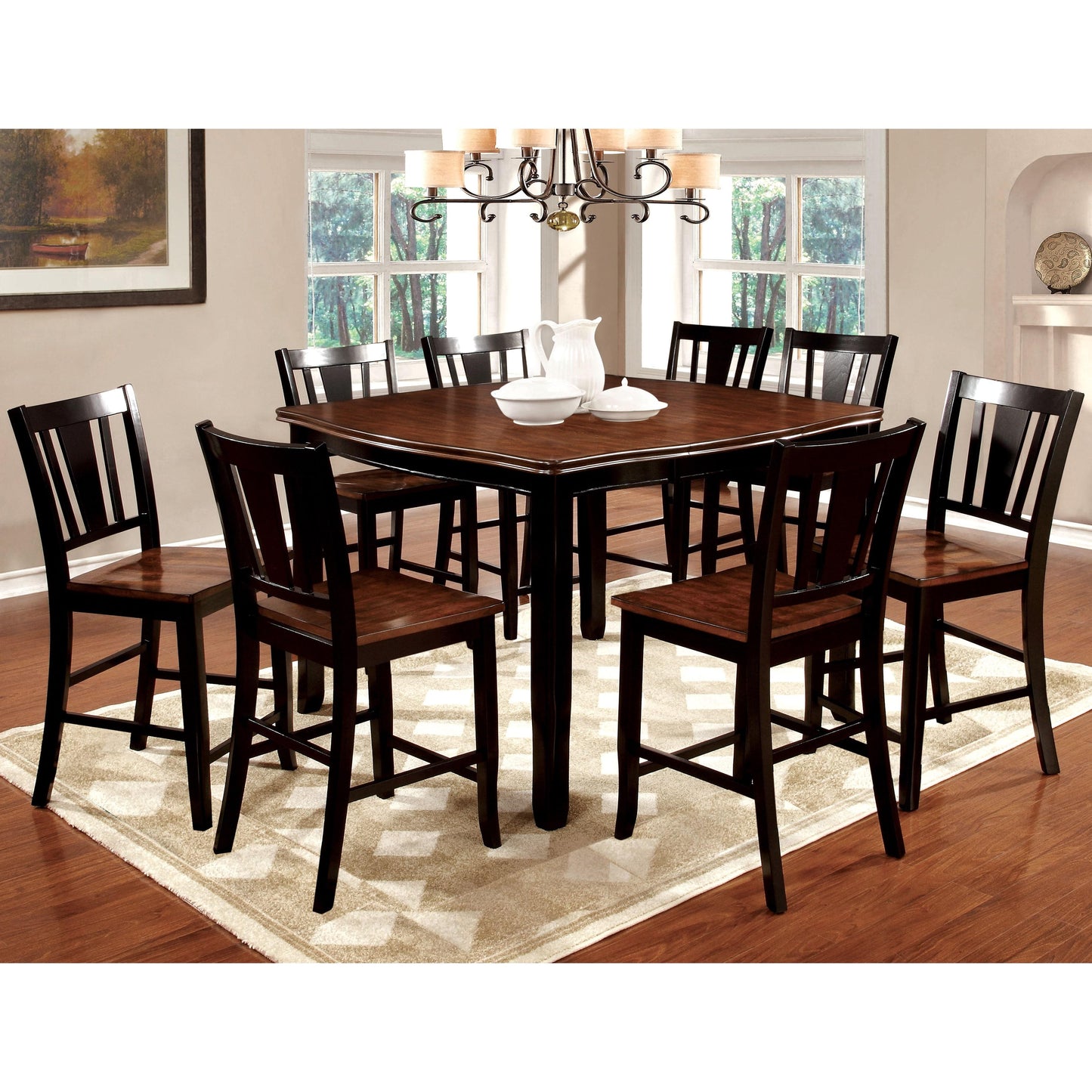  Furniture of America Dover II Counter Height Dining Chair CM3326BC-PC-2PK IMAGE 4