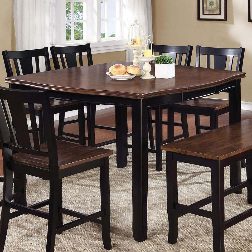 Furniture of America Dover CM3326BC-PT Counter Height Table IMAGE 1