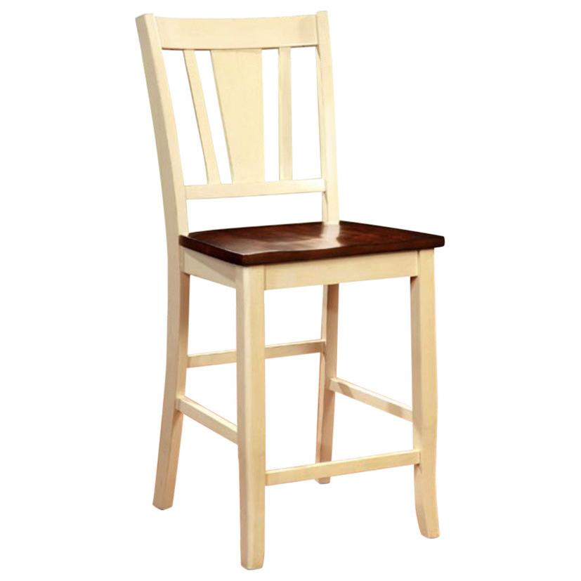  Furniture of America Dover II Counter Height Dining Chair CM3326WC-PC-2PK IMAGE 1