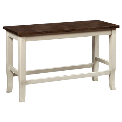  Furniture of America Dover II Counter Height Bench CM3326WC-PBN IMAGE 1