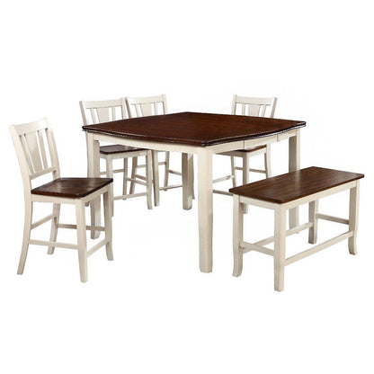  Furniture of America Dover II Counter Height Dining Table CM3326WC-PT IMAGE 3
