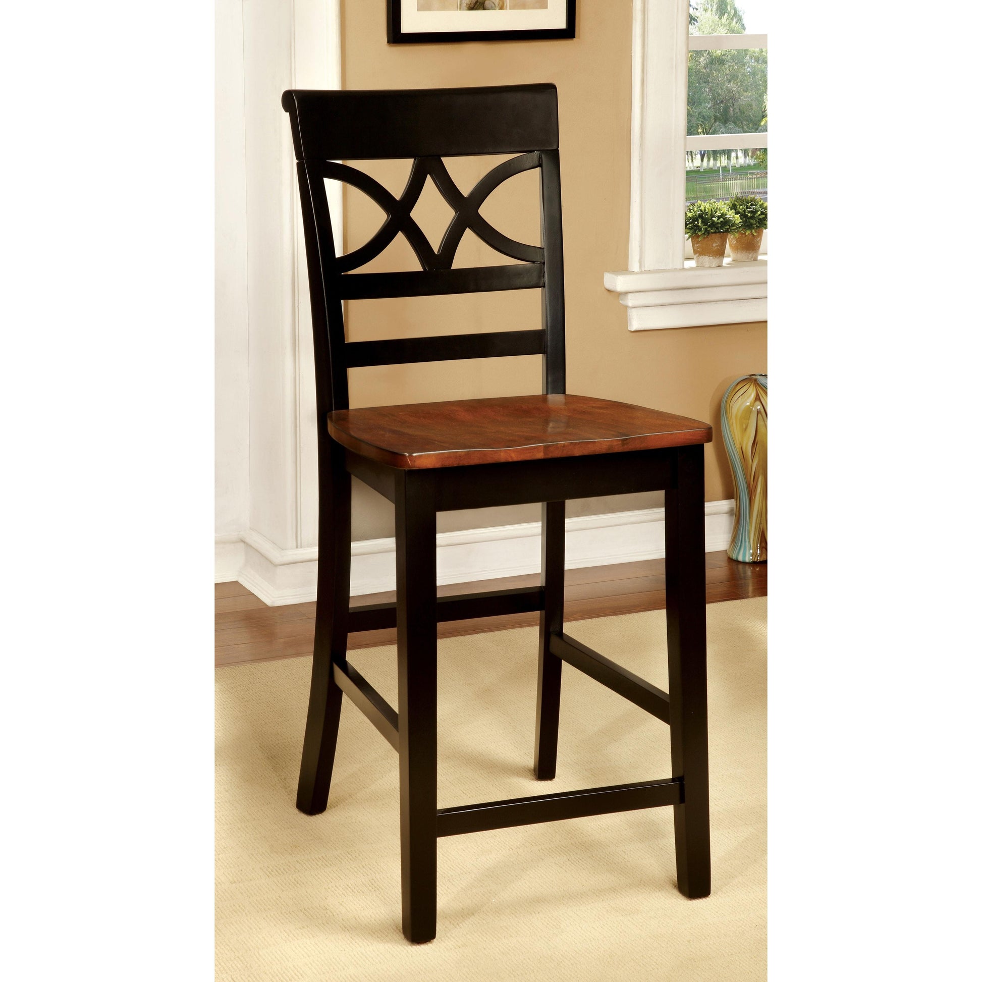  Furniture of America Torrington II Counter Height Dining Chair CM3552BC-PC-2PK IMAGE 2