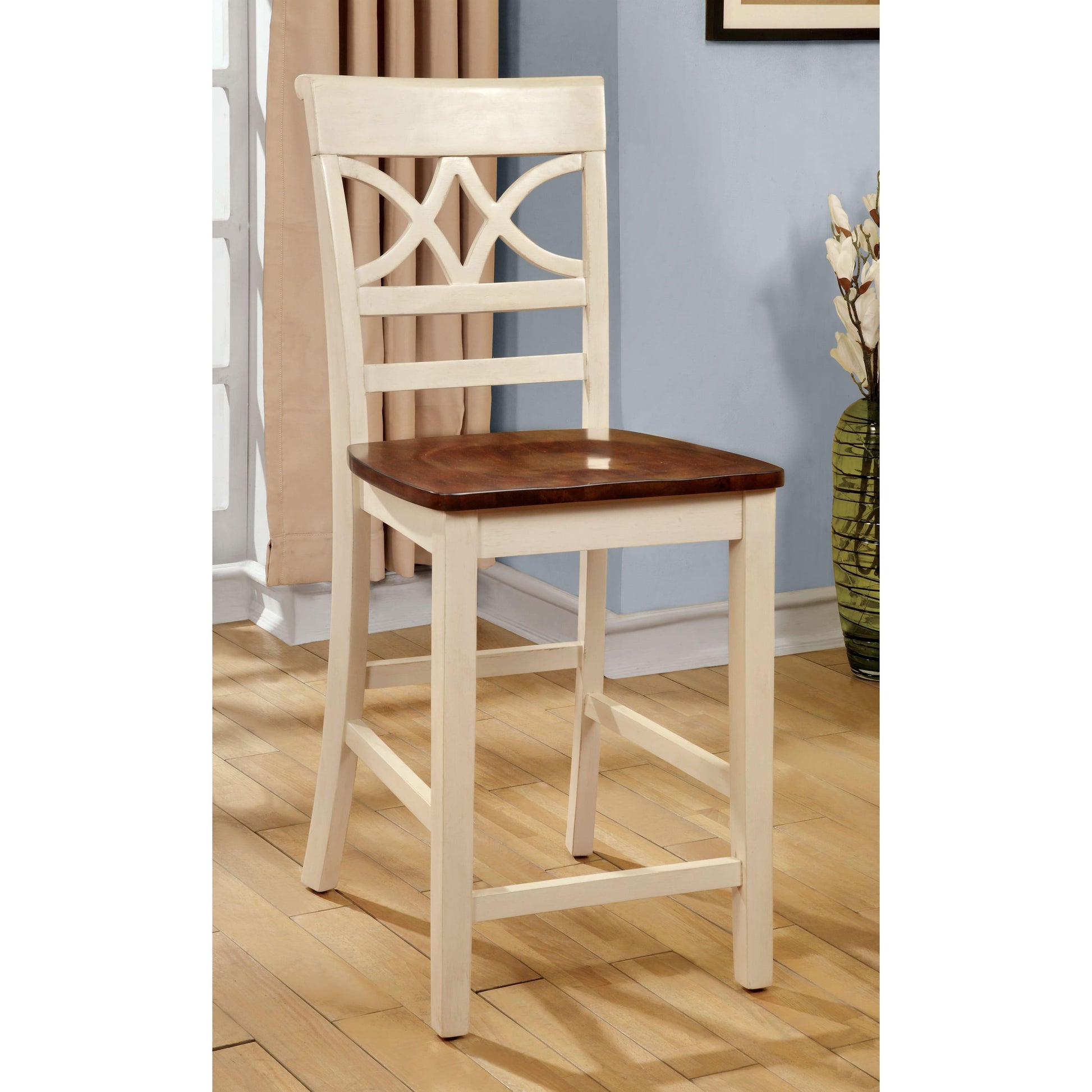  Furniture of America Torrington II Counter Height Dining Chair CM3552WC-PC-2PK IMAGE 2