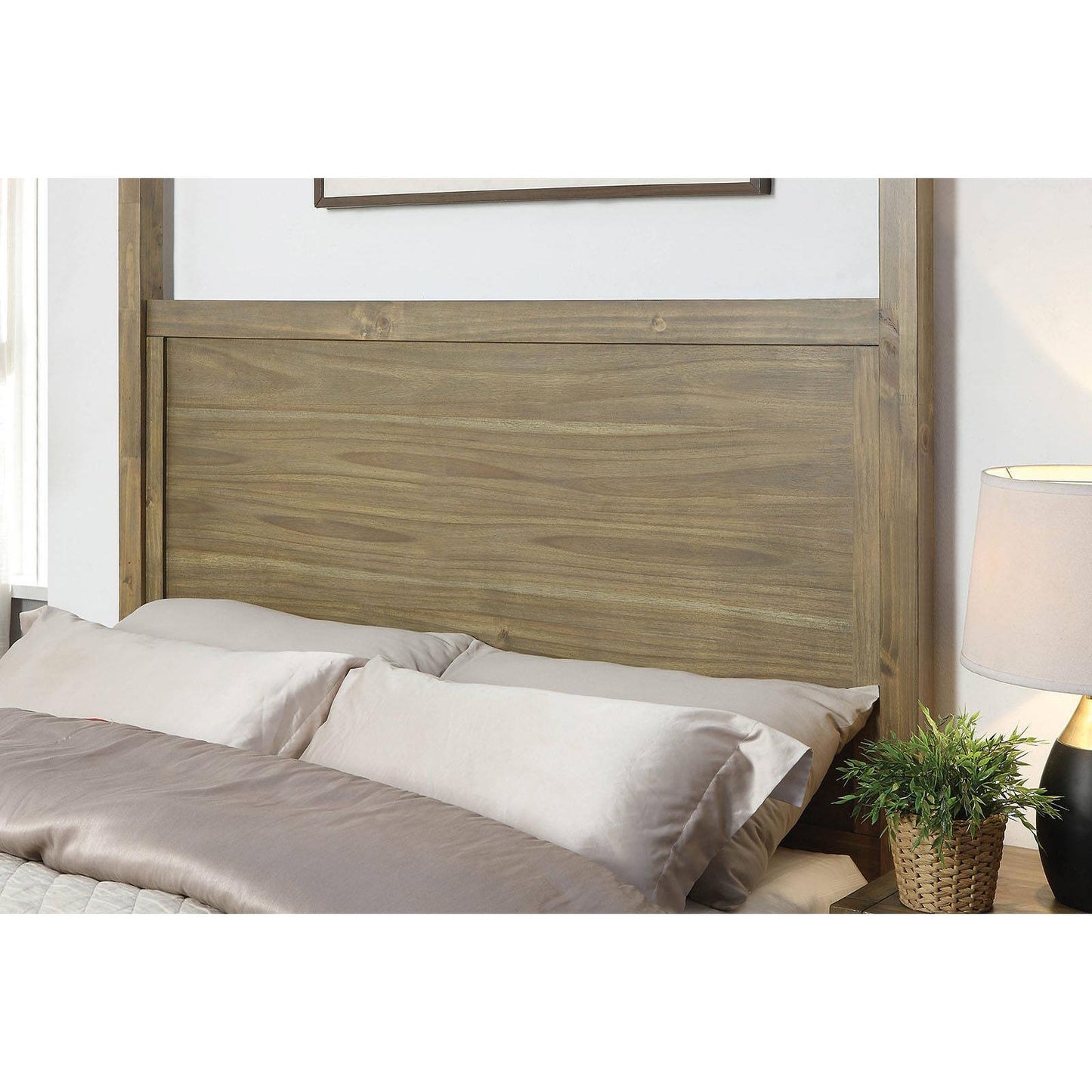  Furniture of America Garland California King Canopy Bed CM7355CK-BED IMAGE 2